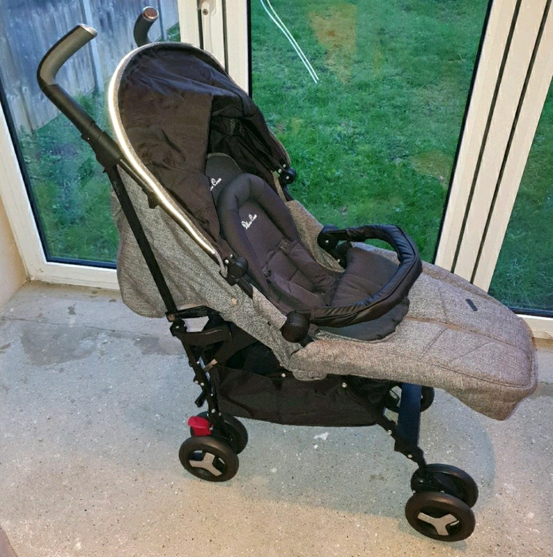 silver cross reflex stroller with footmuff